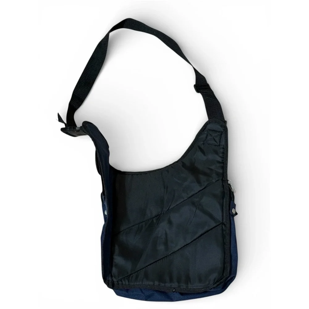 Pine Creek Navy Blue Crossbody Shoulder‎ Bag Adjustable Strap Multiple Pockets
